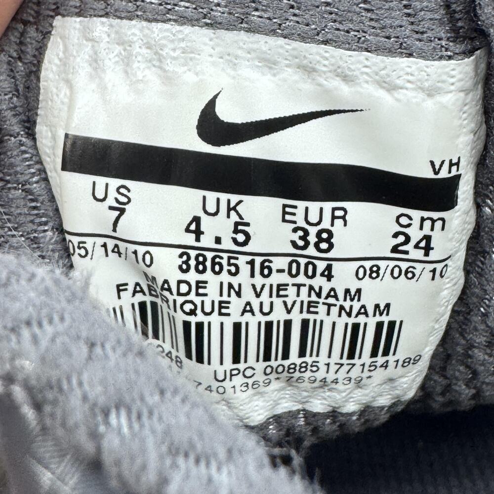 Nike Vapor Quick 2 Shoes Womens Size 7 Gray Pink‎ Running 386516-004 Sneakers - Picture 8 of 9